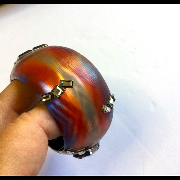 ALEXIS BITTAR O’KEEFE LUCITE HINGED BRACELET EUC - Picture 15 of 16